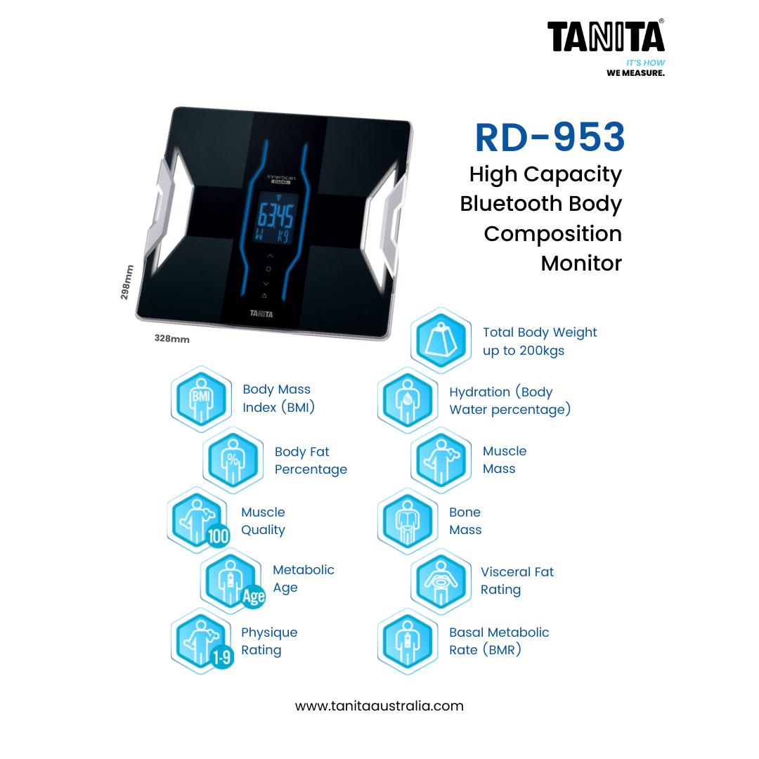 Tanita RD-953 Bluetooth Dual-Frequency Body Composition Monitor