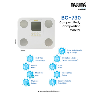 Tanita BC-730 Compact Body Composition Monitor